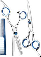 MEUUT Hair Cutting Scissors Set 6.5 Inch - Hair Thinning Scissor & Hair Cutting Shears with Styling Comb, Texturizing and Precision Cutting Scissor for Salon & Home Use