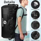 Waterproof Duffel Bag, Large Waterproof Duffel Backpack - Image 4