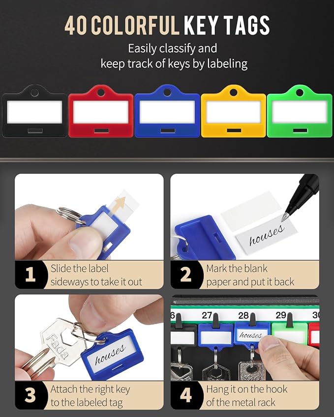 Uniclife 40 Position Key Cabinet - Image 3