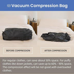 BAGAIL TPU Vacuum Bag for Travel, Reusable Compression Bag - Image 3