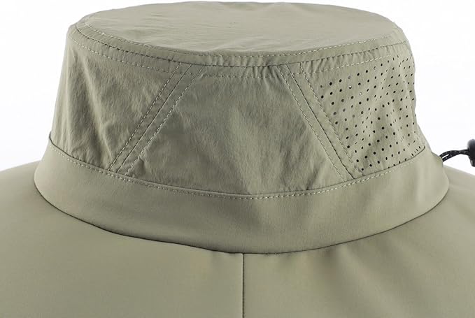 Home Prefer UPF 50+ Sun Hats for Men Women Foldable Wide Brim Fishing Hat Quick - Image 5