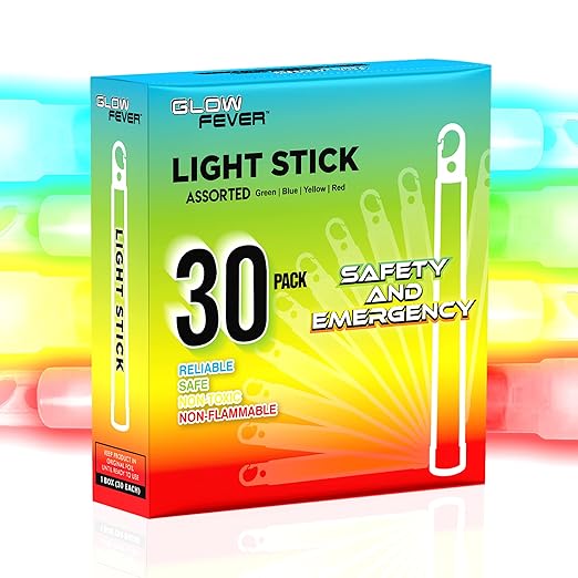 Glow Fever Emergency Safety Military Grade 6'' Lightsticks, Light Up Ultra - Image 2