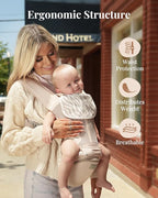 MOMTORY Carryall™ Pro Baby Carrier, Safety-Certified 6-in-1 Baby Carrier - Image 6