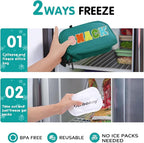 Cerbonny Freezable Lunch Bag for Work School Travel, Leak-proof Small Lunch Bag - Image 2