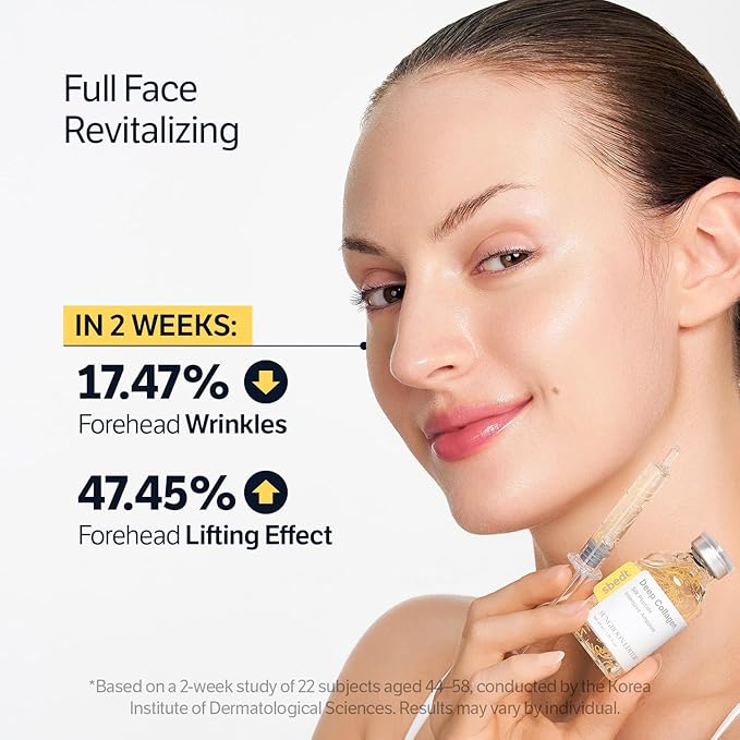 Intensive Collagen Care Duo | for Fine Lines, skin elasticity care & Dry Skin | Silk Peptide Intensive firm-looking-looking/Plump-looking Ampoule & Retinol Capsule Cream | Korean Skincare