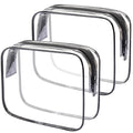 Lermende 2pcs Clear Toiletry Bag TSA Approved Travel Bag, Carry On by Lermende