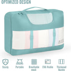 Veken 10 Set Packing Cubes for Travel Essential, Suitcase Organizer Bags in 4 - Image 4