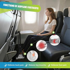 Foot Hammock for Plane Travel, No Collapse Thickened Bamboo Airplane Foot Rest - Image 5