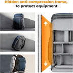 K&F CONCEPT Camera bags Waterproof 25L Large Capacity Camera Case - Image 4