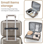 Campfun Luggage 4 Piece Sets, Expandable Carry On Luggage Set Hardshell PP - Image 4