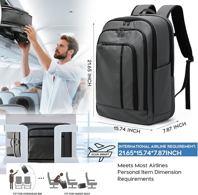 BANGE 28L Everyday Carry Backpack – Fits 15.6 Inch Laptop, Waterproof & Durable - Image 5