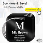 Customized Stainless Steel Luggage Tags: Personalize Your Suitcases, and Bags - Image 2