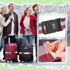 Adjustable Luggage Straps with Combination Lock – 2 Pack Bright Colors - Image 6