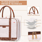 Hanging Travel Toiletry Bag, Large Capacity Cosmetic Travel Toiletry Organizer - Image 4