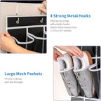 35 Pockets Over the Door Shoe Organizer, Hanging Shoe Organizer - Image 6
