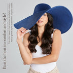 San Diego Hat Company Women's Ultrabraid X-Large Brim Hat, Adjustable Sun Hat - Image 5