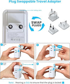 VINTAR European Travel Plug Adapter Kit, Adapter - Image 2