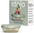 STOJO Collapsible Sandwich Box – 24oz, Reusable Food Storage Container by stojo