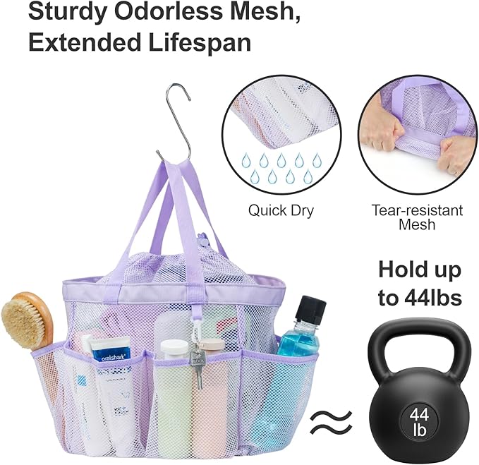 F-color Mesh Shower Caddy Portable - Image 4