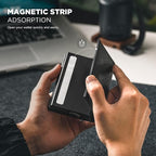 VULKIT Pop up Card Wallet Minimalist Cash Wallets RFID Blocking Leather Smart - Image 4