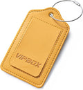 Luggage Tag Faux Leather Premium Travel Suitcase Tags by VIPBOX