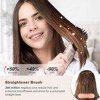 7MAGIC 7 in 1 Hair Styler & Hair Dryer Brush, Negative Ionic Hot Air Styler, 120 Volts, 1400W Powerful Blow Dryer Brush & Multi-Style for Straight, Wavy, Curly, and Coily Hair, Travel Case, Pink