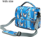 FlowFly Kids Double Decker Cooler Insulated Lunch Bag Large Tote - Image 6