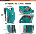SKYSPER 15L/20L Foldable Hiking Backpack Lightweight Packable Travel Daypack - Image 2