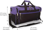 DALIX 21" Blank Sports Duffle Bag Gym Bag Travel Duffel - Image 6