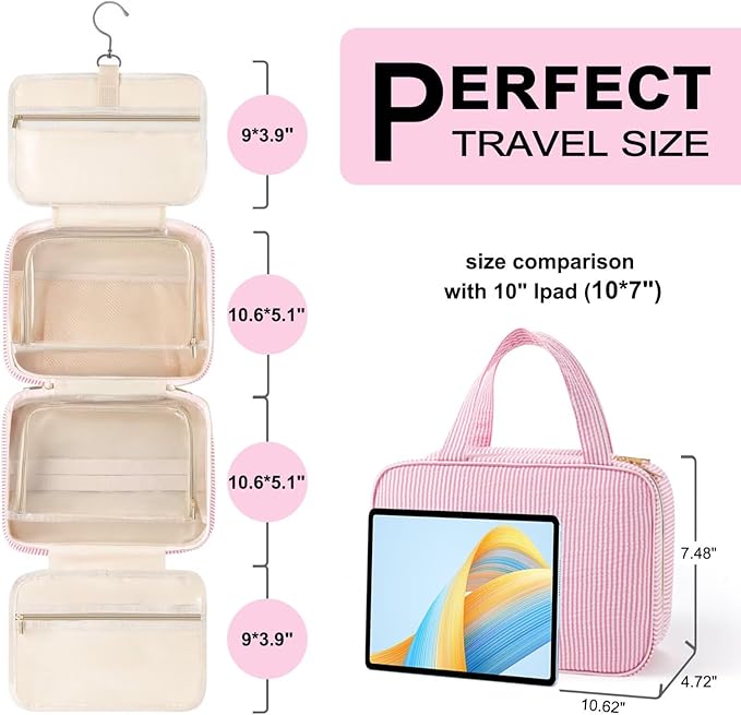 TOPEAST Hanging Toiletry Bag for Women - Image 2