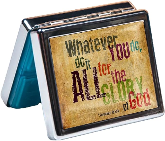 Silver Vintage Pill Box 7 Day Metal Pill Box - Image 4