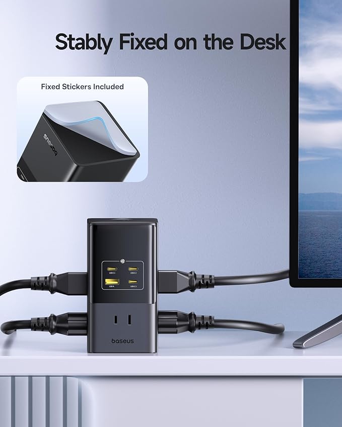 Baseus Charging Station 67W, 10-in-1 USB-C PD Fast Charging Desktop Charger - Image 4
