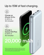 Belkin Portable Charger, USB-C Power Bank 20000 mAh w/ 2 USB-A Ports, 15W - Image 7
