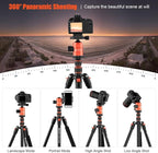 GEEKOTO 77'' Aluminum Camera Stand & Monopod, Foldable Travel Gear - Image 3