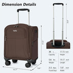 16 Inch Underseat Carry On Luggage - Image 3