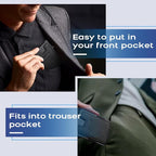 Mens Business Card Holder, Slim Card Wallet - Image 6