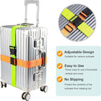 Luggage Straps for Suitcases TSA Approved, Travel Belt Suitcase Belt, Suitcase - Image 2