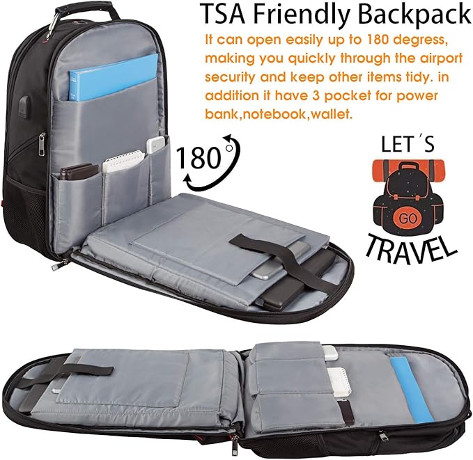 LTINVECK Travel Laptop Backpack, Extra Large Backpack - Image 4