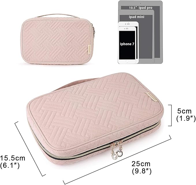 BAGSMART Jewelry Organizer Case Travel Jewelry Storage Bag - Image 6
