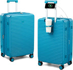 Hard Shell Suitcases Travel Expandable Luggage, 24 Inch Check in Luggage by HanTrip