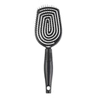 Conair Scalp Care Detangling hairbrush - Curly Hair Brush - Scalp Massager - hairbrushes for women & men - detangler for all lengths and types - can use wet or dry - Black Onyx