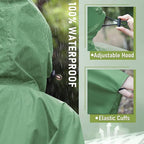 SaphiRose Unisex Rain Poncho Raincoat Hooded - Image 2