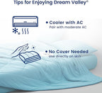 Dream Valley® Outlast® Deepsleep Cooling Comforter, Twin Size, NASA-Grade Space - Image 6