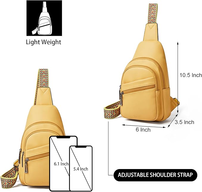 Sling Bag Crossbody Bags for Women Small Cross Body Bag Fanny Packs Chest Sling - Image 3