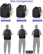 MATEIN School Laptop Backpack, Large TSA Friendly College Computer Bookbag - Image 8