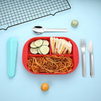 DEVICO Travel Utensils with Case, Reusable Camping Silverware Cutlery, 18/8 - Image 2