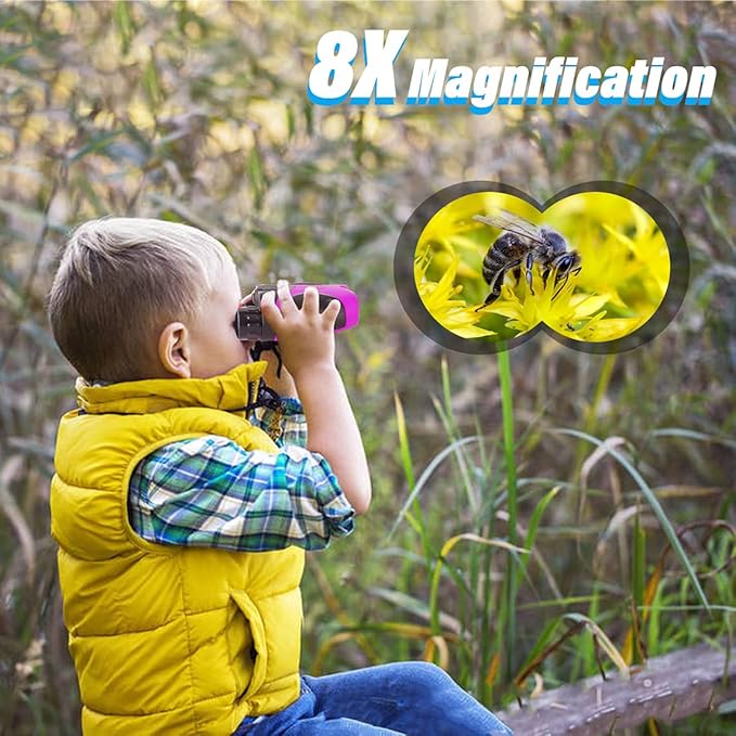 VNVDFLM Binoculars Toys for Children, Birthday Gifts for 4-9 Years Old Boys for - Image 2