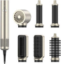 Air Styler Hair Dryer Brush - 6 in 1 Hair Styler Ionic Auto Wrap Hot Air Curler Blow Dryer, 38m/s High Speed Blowout Airflow Blow Dryer Multi Styler Fast Drying Styling for Curling/Straighting