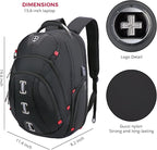 Swissdigital Design Travel Laptop Backpack, College Backpack - Image 2
