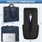 Garment Bags for Travel, Large Suit Travel Bag Convertible Travel Garment Bag - Image 2
